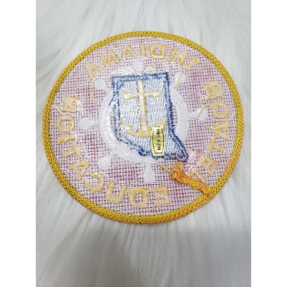 IN Indiana Boater Education 3"‎ Round Patch - Picture 3 of 3